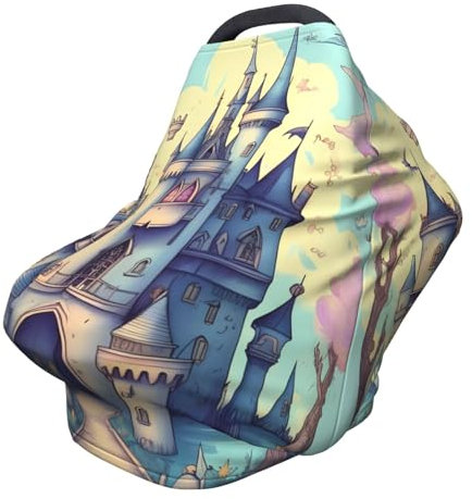 Fairytale Castle Vielseitiger Volldruck-Kinderwagen-Stuhlbezug, speziell für Ihr Baby entwickelt