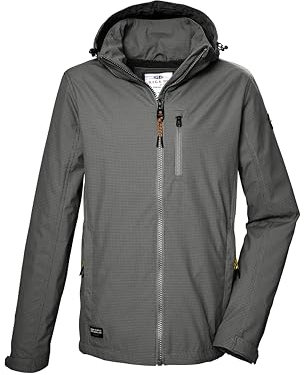 G.I.G.A. DX Hombre Chaqueta softshell/chaqueta de exterior con capucha con cremallera GS 82 MN SFTSHLL JCKT, helloliv, XL, 43117-000