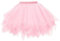 Rosa Tüllrock Damen Karneval Klassisch Elastisch Kostüm Tüllrock 50er Tütü Rock Kurz Ballett Unterrock Crinoline Petticoat Tutu