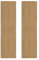Acoustic Slat Wall Panels x 2 Oak Luxury 3D Wood Veneer Modern Decorative Feature Media Slatted Panelling Interior Wall Ceiling 2400 x 600mm Felt Backing Sound Absorbing Easy Installation Fixing Kit
