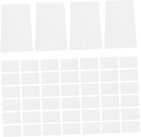 LALAFINA Leere PVC Karten Doppelseitig Bedruckbare Plastikkarten Blanko Visitenkarten Kunststoffkarten Für Individuellen Druck Und Kreative Anwendungen