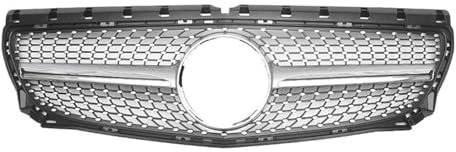 CBXPXVXP Griglia paraurti anteriore compatibile for Mercedes Benz Classe B W246 B180 B200 B250 2012 2013 2014(D-Silver)