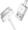 KEXIAO Cavo di ricarica USB flessibile a 30 pin e sincronizzazione dati, compatibile con Phone 4/4S Pad 1/2/3, costruzione durevole