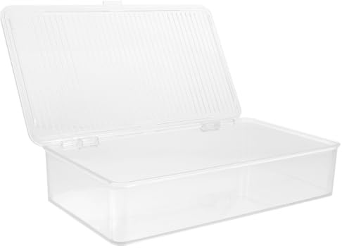 GLEAVI Boîte de Rangement Empilable pour Couverts Couvercle Transparent Organisateur de Cuisine pour Ustensiles pour Rangé