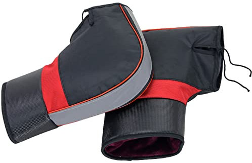 SELVFZ Gants de guidon de moto pour temps froid, gants coupe-vent pour vélo électrique, protège-mains, 2 manchons de guidon, motoneige, moto pour vélo de route, hiver chaud et épais