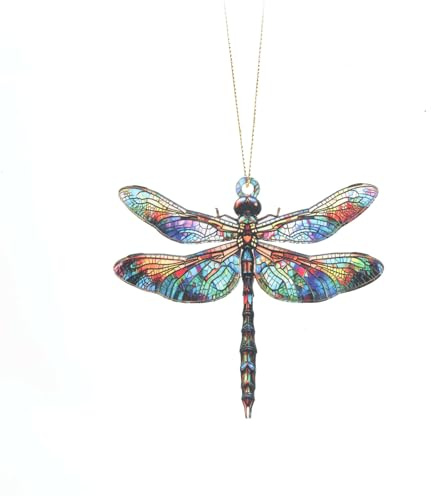 FrostyFlair Sonnenfänger Kristall, Libelle Suncatcher Deko, Sonnenfänger Fenster, Suncatcher Kristall, Lichtfänger, Sun Catcher, Dragonfly, Kristalle Zum Aufhängen