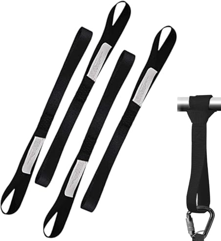 CQXSYTBN 4 Stück Zurrschlaufen Spanngurt Set 800kg – 25mm x 30cm Gurtschlaufen für Motorrad, Fahrrad & Auto-Transport, extrem langlebig, ideal für Karnevalswagen & Ostern 2026