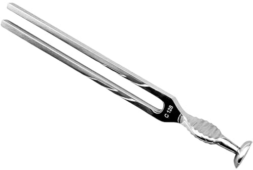 Medical Grade Tuning Fork Brushed Steel - ValueMed (128Hz)