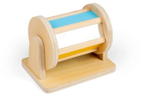Bigjigs Toys Sicht- und Klang-Spinner | Sensorikspielzeug für Babys & Kleinkinder