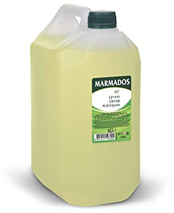 Marmara Marmados Lemon Cologne (5000ml) Eau de Cologne | After Shave | Rasierwasser | Zitronenduft | Kölnischwasser Vorratspack Friseur