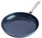 Blue Diamond Cookware Diamond Infused Ceramic Nonstick 30 cm Frying Pan Skillet PFAS-Free Oven Safe Blue