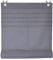 Deco4Me Raffrollo Ösenrollo Hakenrollo 80x140 grau Classic ohne Bohren Vorhang Gardine
