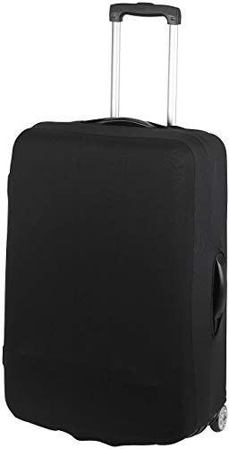 Xcase Kofferschutzhülle: Elastische Schutzhülle für Koffer bis 63 cm Höhe, Größe L, schwarz (Koffer-Schutzbezüge, Staubschutzhülle für, Wasserdichte Taschen)