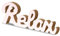 levandeo Schriftzug Relax L30cm Pastell Rosa Holz Tischdeko Deko Aufsteller Wohndeko