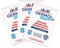 100 pz Salviettine Monodose Igienizzanti 3ml Ipoallergeniche con CLOREXIDINA Idrofil ID04.007