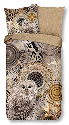 Traumschloss Bettwäsche »Biber« 100% Baumwolle | besonders wärmend | 155x220 & 80x80 | Vidar