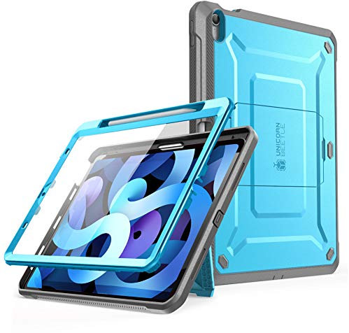 SUPCASE Unicorn Beetle Pro Series Rugged Kickstand Case for 10.9 Inch iPad Air 4 (2020)/5 (2022), Blue