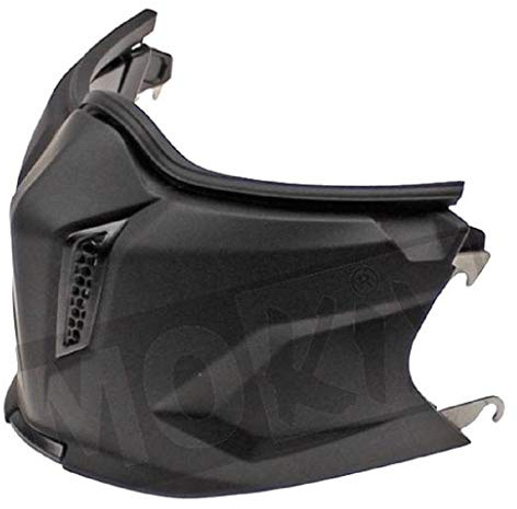 MT Motorrad Kinnteil für MT Helm Trial Streetfighter Farbe: Matt schwarz