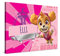 PICANOVA – PAW Patrol Skye Kunstdruck – Elli – 80x60cm – Druck auf Leinwand – Personalisierte Wandbilder – Baby–Geschenk Leinwandbild – PAW Patrol Kollektion