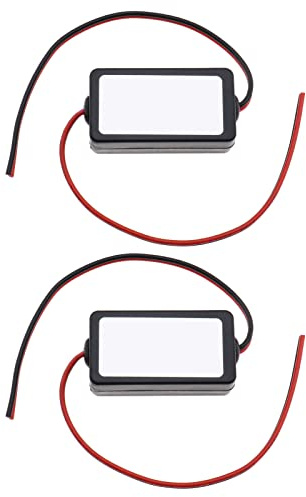The Lord of the Tools 2pcs 12V DC Car Filter Rectifier Reverse Camera Power Relay Capacitor Filter Backup Camera Power Relay Filter for Germany/American Car Series