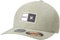 Hurley Herren Mütze - Phantom Natural Flexfit Fitted Baseball Cap, Vintage Grün, S/M
