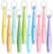 XOPOZON Lot de 10 Cuillères en Silicone pour Bébé, Cuillère à Repas avec Embouts en Silicone Souple pour l'Alimentation de Bébé avec Boîte de Rangement Convient aux Bébés de Plus de 1 Mois
