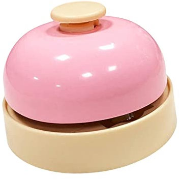 Fenteer Montessori Child Busy Board DIY- Glocke, Feinmotorik-Entwicklungsspielzeug, frühes Lernspielzeug, Indoor-Spiel, ROSA