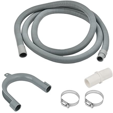 Drain Hose Extension Kit 1.5m Long Washing Machine Drain Hose Extension Pipe Kit for Washing Machine Washer Dryer Dishwasher
