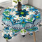 iEvery Tischdecke Rund 150 cm Boho Style Garten Tischdecken für Draußen Polyester Runde Gartentischdecke Wetterfest Outdoor Abwaschbar für Küche Gartentisch Esstisch Couchtisch Party