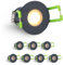 LongLife LED 8er Set Einbaustrahler Mini 3W 2700K anthrazit RAL 7016 IP65 Dimmbare Strahler für Terrassenüberdachung, Carports, Dachüberständen