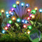 GCMacau Solarlampen für Außen Garten, 40 LED Multicolor Glühwürmchen Solarleuchten, Solarlampe IP65 Wasserdicht, Solarlicht für Außen Garten Fußweg Blumenbeet Hof Strauchwerk Deko (4 Stück)