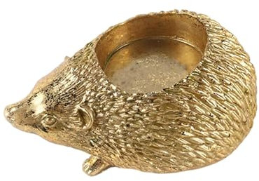 Goldenes Igel-Kerzenhalter-Set – für Hochzeiten und Partys