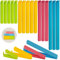 16 Pcs Sturdy Food Bag Clips for Food Storage Bags in 4 Sizes & 4 Colours - Food Clips for Keeping Food Fresh. Bag Clips for Food Storage and Sandwich Bags. Food Clips Bag Sealing Clips (16 Pack)
