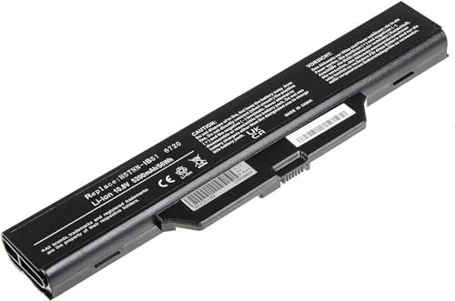 FESTAS 5200mAh Neuf HSTNN-IB51 HSTNN-LB51 Batterie Compatible avec HP Compaq 550 610 615 6720s 6730s 6735s 6820s 6830s Series HSTNN-IB52 HSTNN-IB62 HSTNN-XB51 HSTNN-XB52 Ordinateur PC Portable