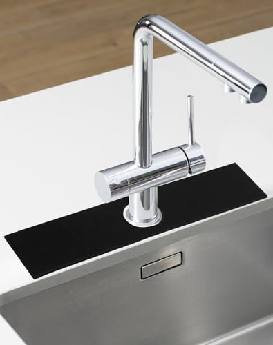 QWORK® 2 Pièces Tapis De Robinet, Tapis Absorbant pour Robinet, Protection Anti-éclaboussures, Robinet de Cuisine évier Anti-éclaboussures pour Cuisine et Salle de Bain
