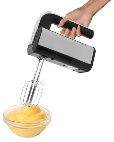 800 W Sbattitore elettrico da cucina semi-automatico, frullatore, regolabile a 5 velocità, con indicatori e pulsanti 2000 giri/min. Adatto per cucina, pasticceria, ristorante