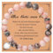 Geschenke Zum 60. Geburtstag Frau - Rosa Naturstein Armband Damen Mit Karte Und Box, Geburtstagsgeschenk Für Frauen, Geschenkideen Für Oma, Mama