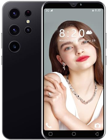 JoyHandy Cheap Mobile Phone, 5.0 IPS Display, 16GB Expandable to 128GB, Dual SIM Free Unlocked, Dual Camera, WIFI/Bluetooth/Face ID Cheap Cellphone(Black)