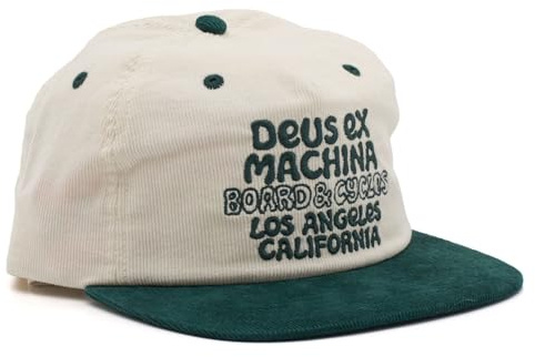 Deus Ex Machina Squeak Cord Cap Vintage White