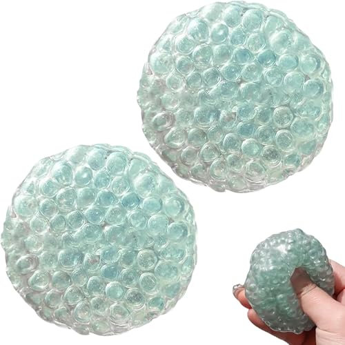 Handgefertigte Druckhelferkugeln, Stressbälle für Hände mit lautem Geräusch, lustiges Geschenk für Männer Männer,2Pcs