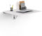 IDMarket - Tablette Murale Express Rabattable 2 Personnes Blanc L. 70 cm