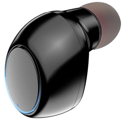 Mini Auricular Inalámbrico, Auriculares Invisibles, Pequeño Blueto-oth Inalámbrico para Orejas Izquierda O Derecha, Auricular Único De Reducción De Ruido, Auriculares Pequeños para Hombres, Mujeres