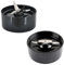 Pexorin Lames de Rasoir croisées et Plates, pièce de Rechange for MB1001, for Magic Bullet 250W, Accessoires de mixage Lame de Couvercle de mixeur