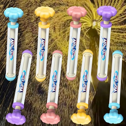 VEEKAY 2025 Neu 8 Stück Feuerwerks Wasserpistole Spielzeug,Romantische Feuerwerk Water Squirter,Feuerwerks Wassersprü Hspielzeug,Wasserpistole,Wassersprühspielzeug,for Strand und Spielplatz,Party