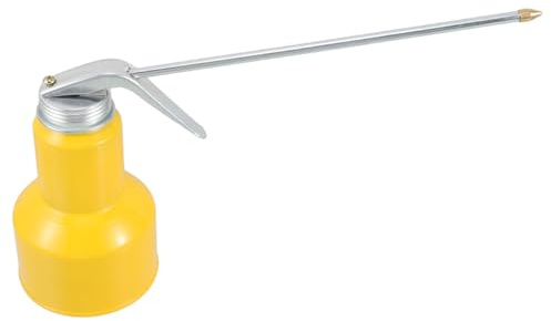 LOLIPPYY Pompe Manuelle à Huile avec Corps Transparent et Long Bec pour Distribution Précise Bidon Métallique Portable Polyvalent pour Entretien Moteur et Moto Facile à Utiliser et