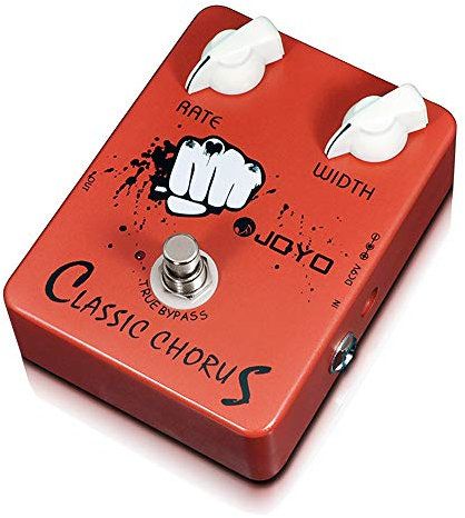 JOYO Chorus Pedal Crisp & Transparent Chorus Full Bodied Sounds and Deep-clear Tone for Electric Guitar Effect - True Bypass (JF-05)