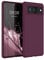 kwmobile Hülle kompatibel mit Google Pixel 6 Hülle - weiches TPU Silikon Case - Cover geeignet für kabelloses Laden - Bordeaux Violett