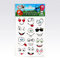 Oster Eier Sticker - freche Gesichter Aufkleber für Oster Eier Deko - Bogen 12 Motive / 12 Sticker