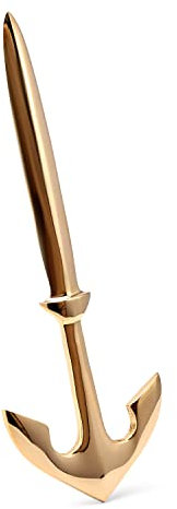 NKlaus 19 cm x 7 cm Abrebotellas ancla latón oro marítimo en forma de daga abrebotellas 11518