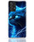 KX-Mobile Handyhülle für iPhone 6 / 6s Hülle aus Silikon/TPU für die Rückseite mit Motiv 3540 Blaue Katze Leuchtend